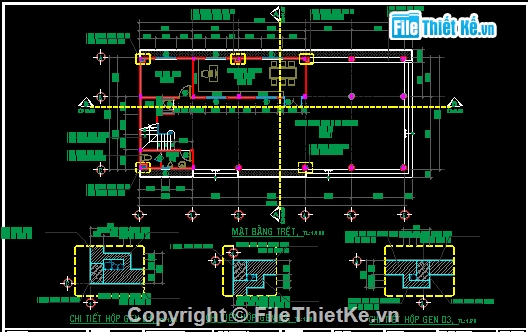 Bản vẽ nhà trẻ,Bản vẽ,Bản vẽ nhà nghỉ,nha van hoa phuong